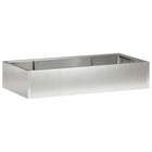 Retentiewall 6 st 200x100x30 cm roestvrij staal