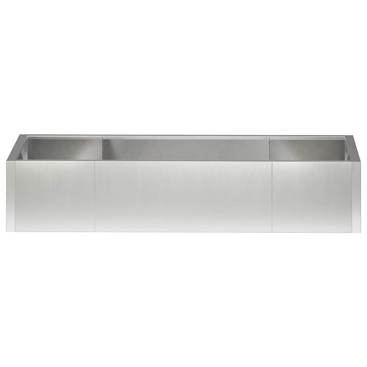 Retentiewall 6 st 200 x 100 x 30 cm Roestvrij staal zilver
