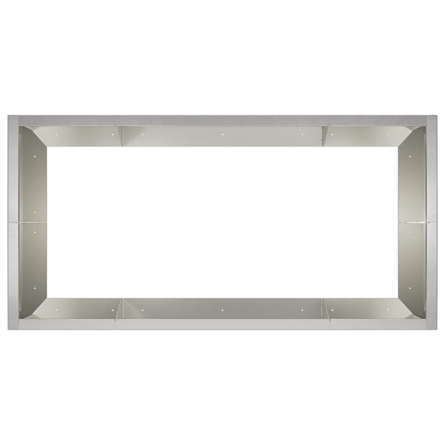 Retentiewall 6 st 200 x 100 x 30 cm Roestvrij staal zilver