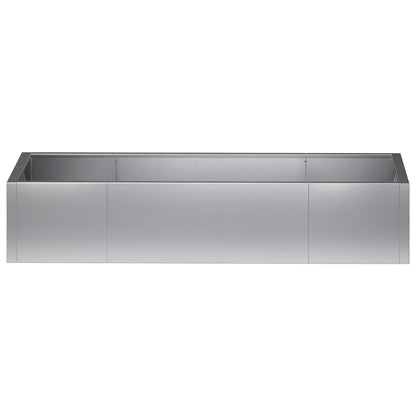 Retentiewall 6 st 200 x 100 x 30 cm Gegalvaniseerd staal zilver