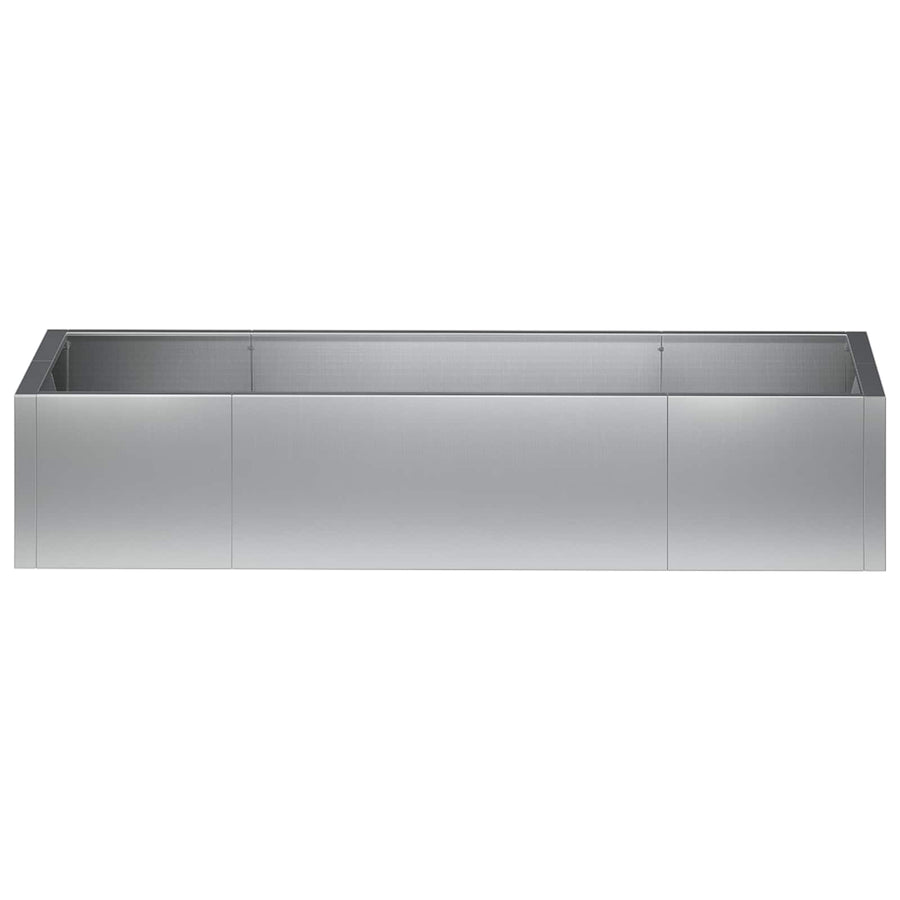 Retentiewall 6 st 200 x 100 x 30 cm Gegalvaniseerd staal zilver