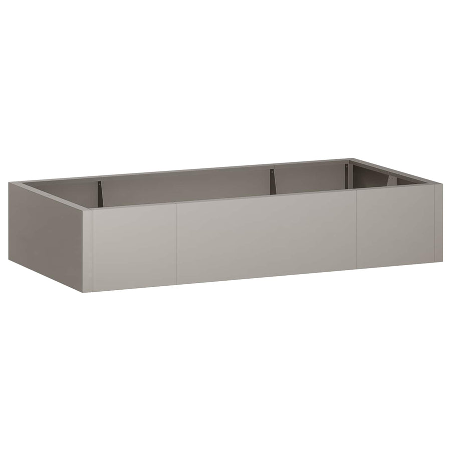 Retentiewall 6 st 200 x 100 x 30 cm weervast staal Roestkleurig