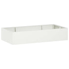 Retentiewall 200x100x40 cm staal wit 6 stuks