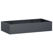 Retentiewall 200x100x40 cm staal antraciet