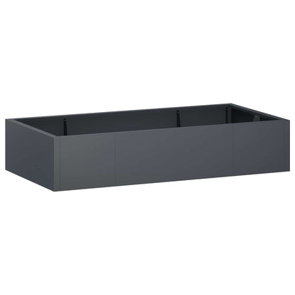 Retentiewall 6 st 200 x 100 x 40 cm Staal Antraciet