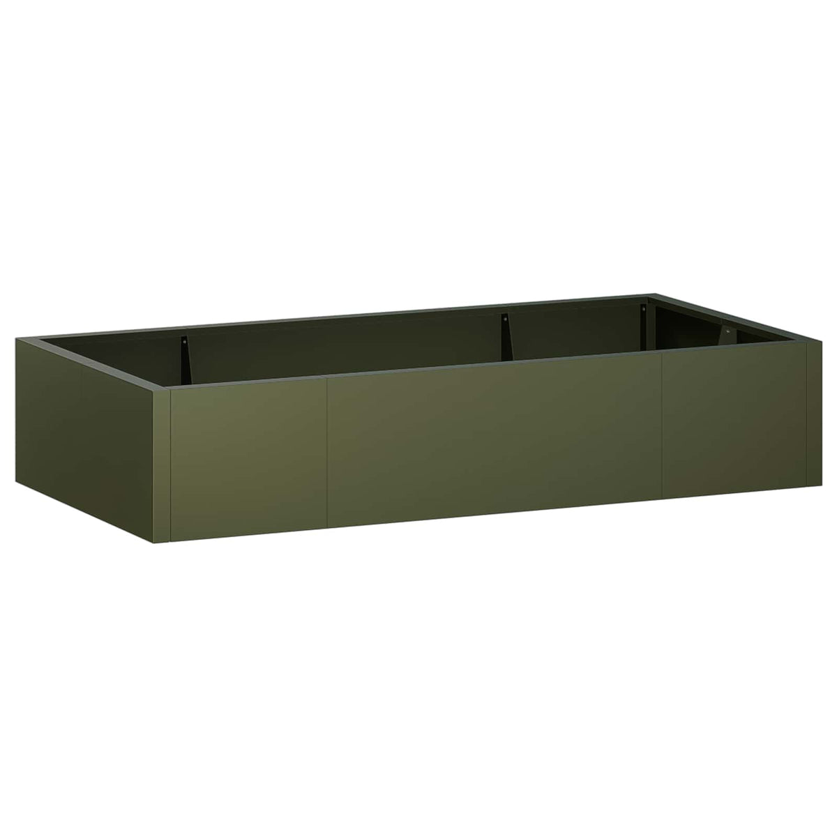 Retentiewall 6 st 200 x 100 x 40 cm Staal Olijfgroen