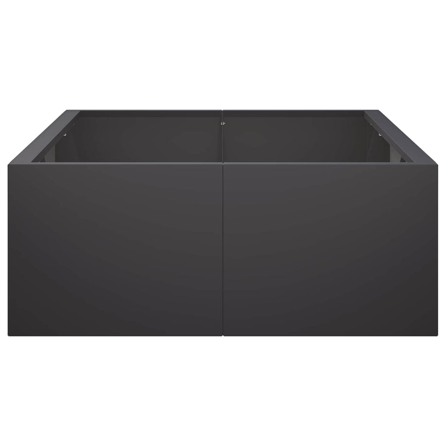 Retentiewall 6 st 200 x 100 x 50 cm Staal Zwart