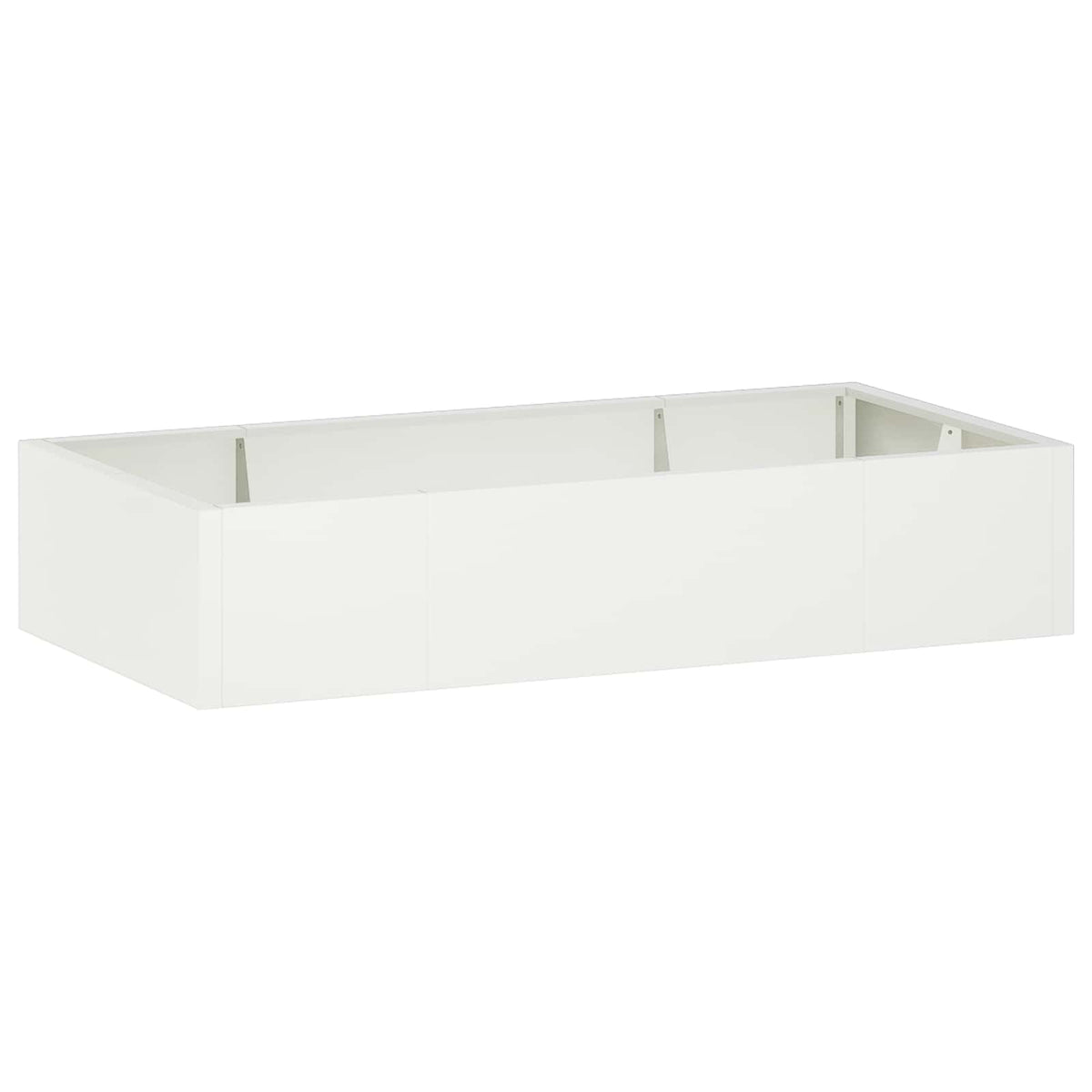 Retentiewall 6 st 200 x 100 x 50 cm Staal Wit