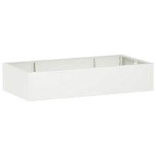 Retentiewall 6 st 200 x 100 x 50 cm Staal Wit