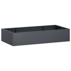Retentiewall 200x100x50 cm staal antraciet