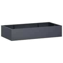 Retentiewall 6 st 200 x 100 x 50 cm Staal Antraciet
