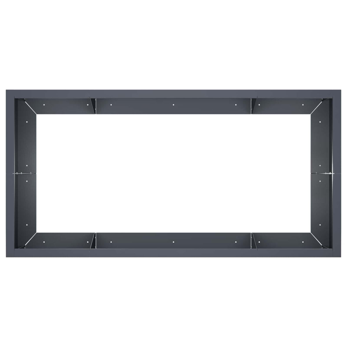 Retentiewall 6 st 200 x 100 x 50 cm Staal Antraciet