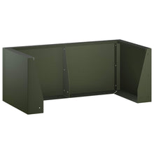 Retentiewall 6 st 200 x 100 x 50 cm Staal Olijfgroen