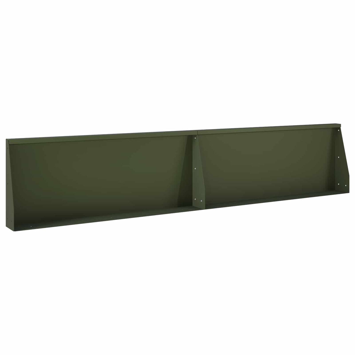 Retentiewall 6 st 200 x 100 x 50 cm Staal Olijfgroen