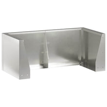 Retentiewall 6 st 200 x 100 x 50 cm Roestvrij staal zilver