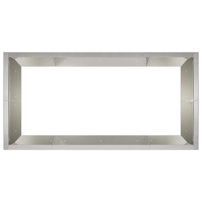 Retentiewall 6 st 200 x 100 x 50 cm Roestvrij staal zilver