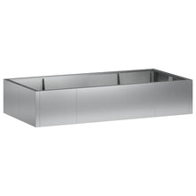 Retentiewall 6 st 200 x 100 x 50 cm Gegalvaniseerd staal zilver