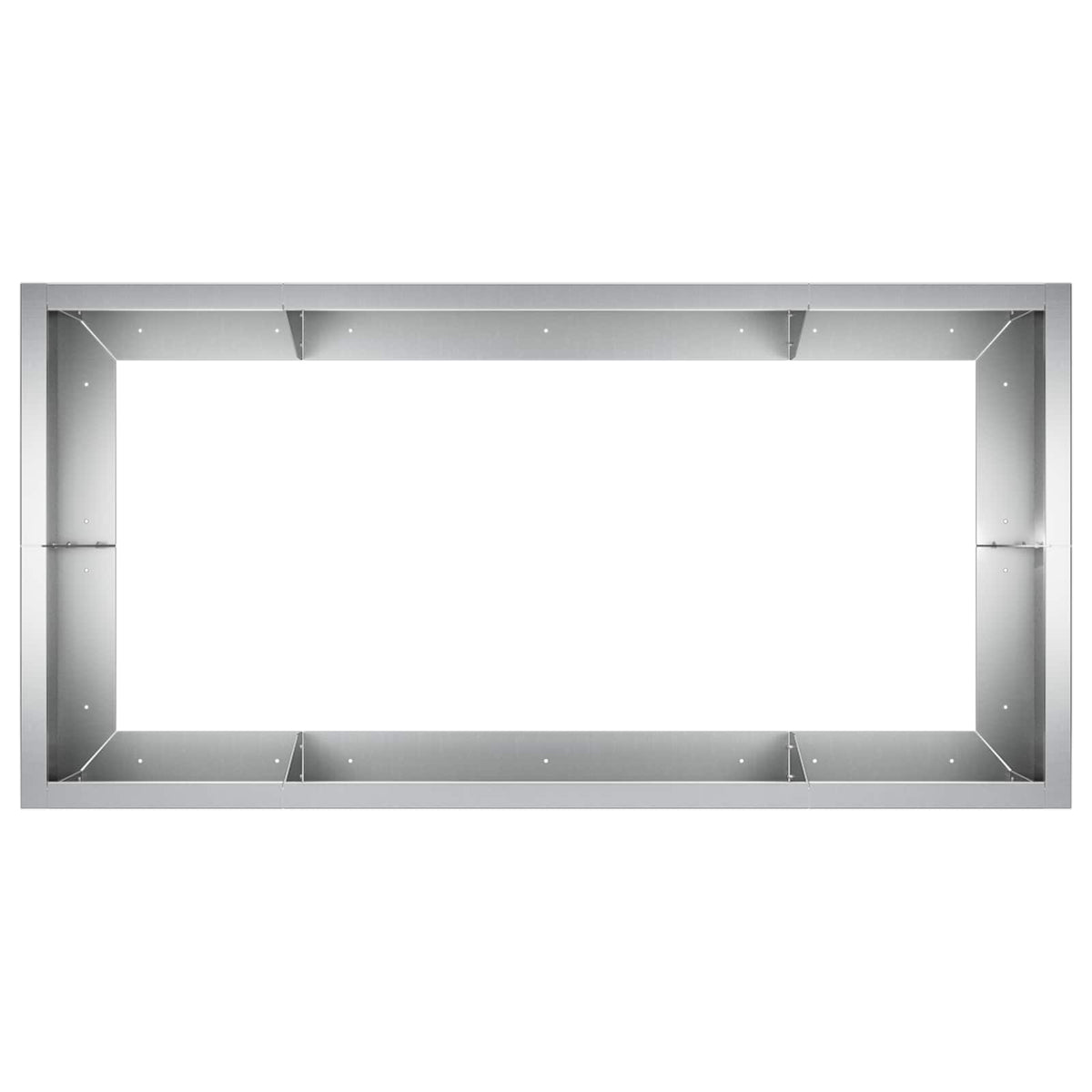 Retentiewall 6 st 200 x 100 x 50 cm Gegalvaniseerd staal zilver