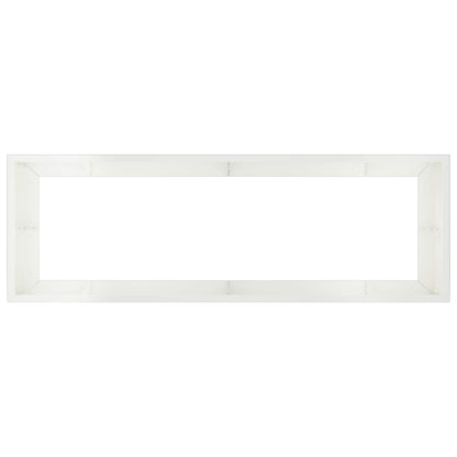 Retentiewall 8 st 300 x 100 x 30 cm Staal Wit
