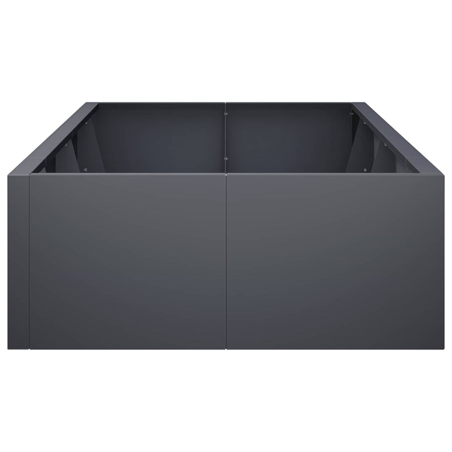 Retentiewall 8 st 300 x 100 x 30 cm Staal Antraciet