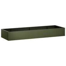Retentiewall 8 st 300 x 100 x 30 cm Staal Olijfgroen