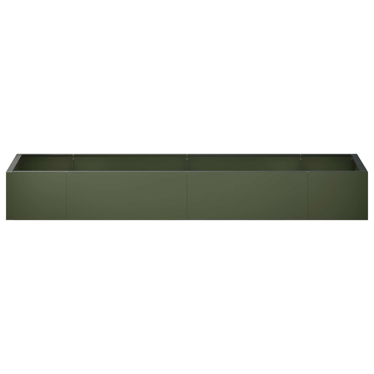 Retentiewall 8 st 300 x 100 x 30 cm Staal Olijfgroen