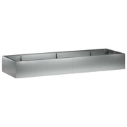 Retentiewall 300x100x30 cm staal zilver