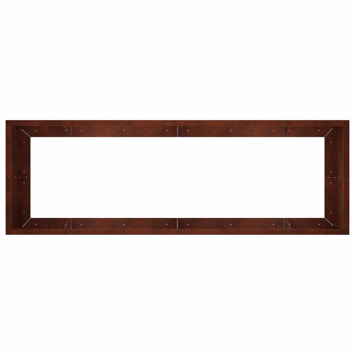 Retentiewall 8 st 300 x 100 x 30 cm weervast staal Roestkleurig