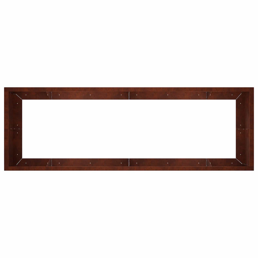 Retentiewall 8 st 300 x 100 x 30 cm weervast staal Roestkleurig