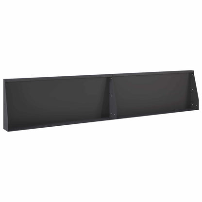 Retentiewall 8 st 300 x 100 x 40 cm Staal Zwart