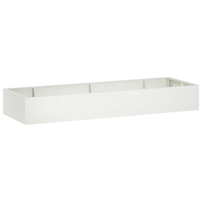 Retentiewall 8 st 300 x 100 x 40 cm Staal Wit