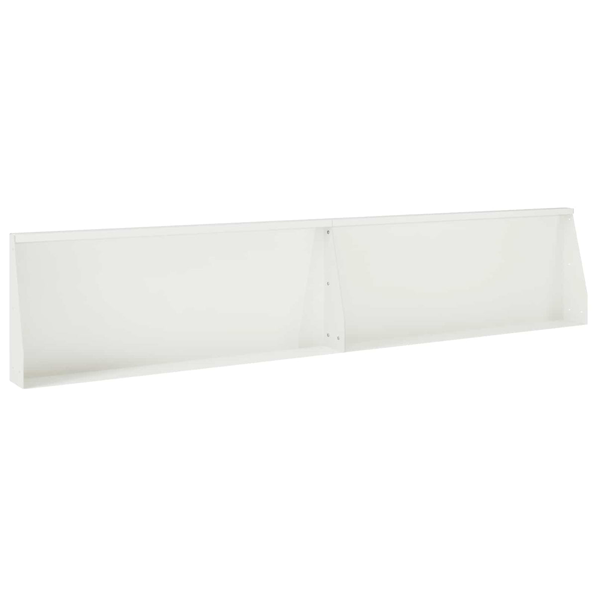Retentiewall 8 st 300 x 100 x 40 cm Staal Wit