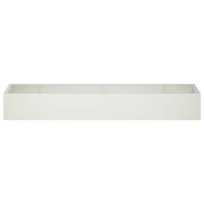 Retentiewall 8 st 300 x 100 x 40 cm Staal Wit