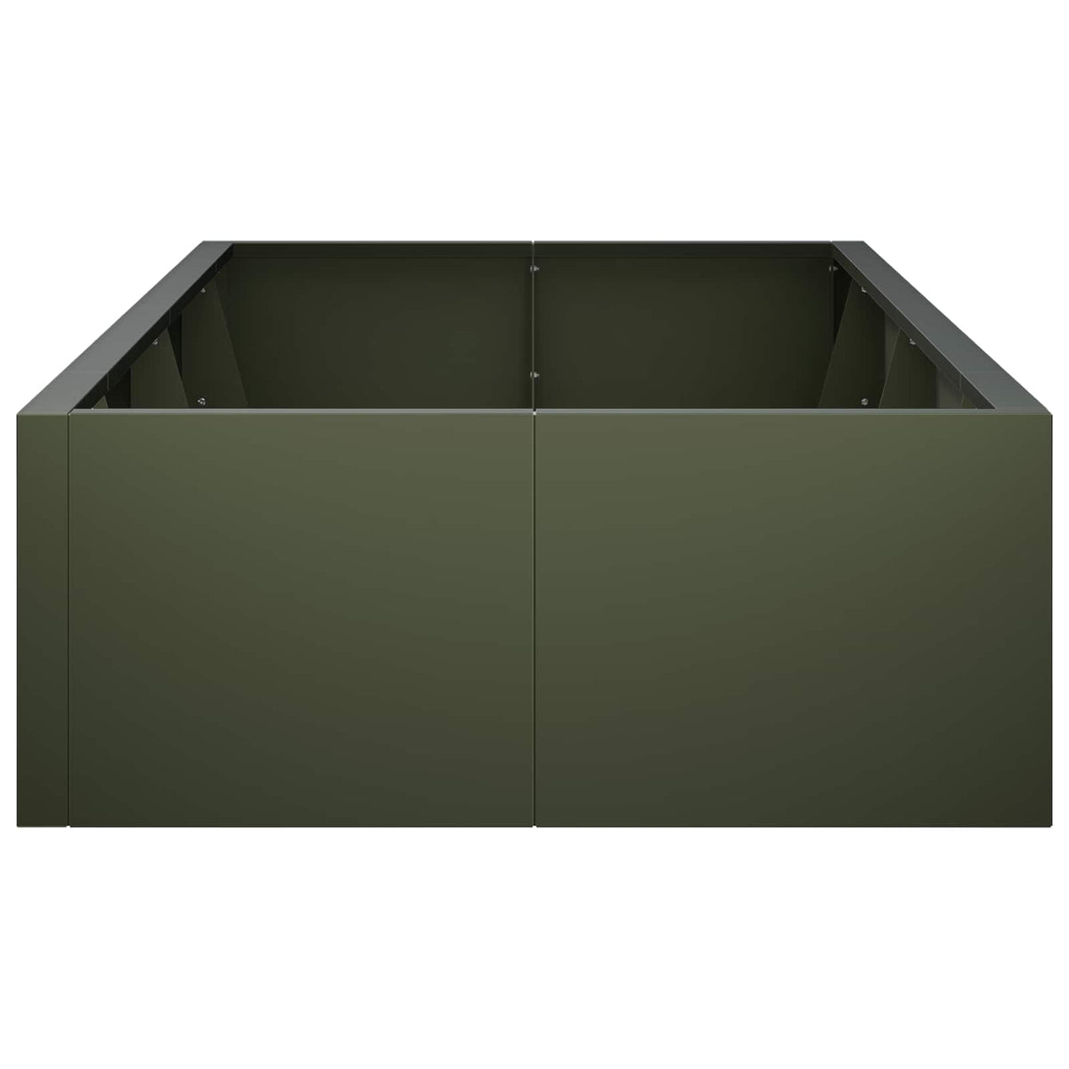 Retentiewall 8 st 300 x 100 x 40 cm Staal Olijfgroen
