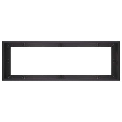 Retentiewall 8 st 300 x 100 x 50 cm Staal Zwart