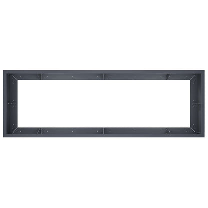 Retentiewall 8 st 300 x 100 x 50 cm Staal Antraciet