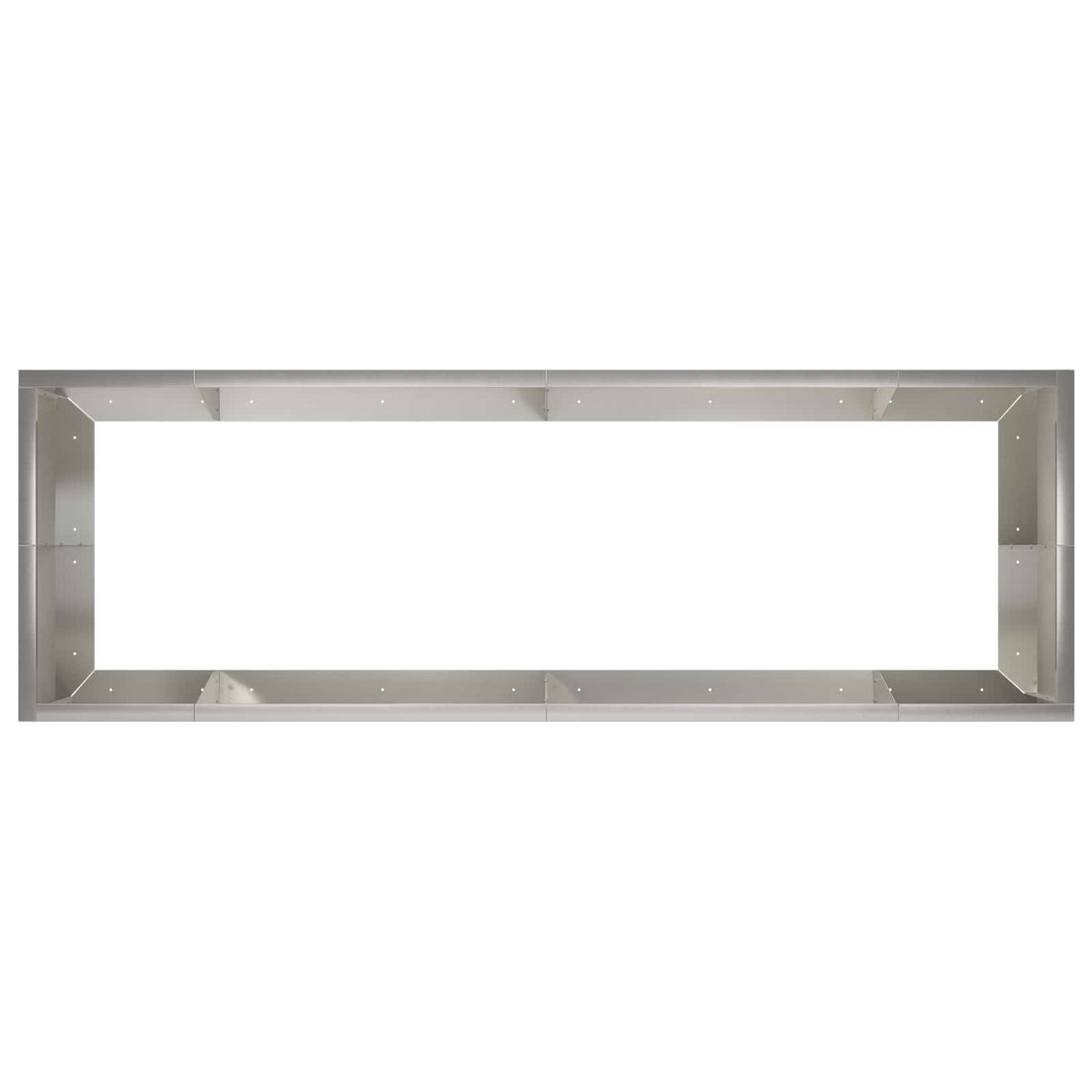 Retentiewall 8 st 300 x 100 x 50 cm Roestvrij staal zilver