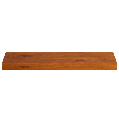 Trap Tread 2 st 80 x 25 x 2 cm Bruin Massief Eikenhout