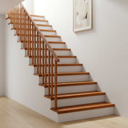 Trapneus 110x25x2 cm massief eikenhout bruin