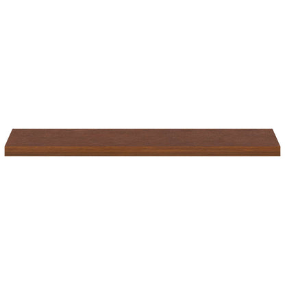 Trap Tread 2 st 110 x 30 x 2 cm Donkerbruin Massief Eikenhout