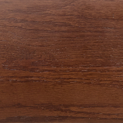 Trap Tread 2 st 110 x 30 x 2 cm Donkerbruin Massief Eikenhout