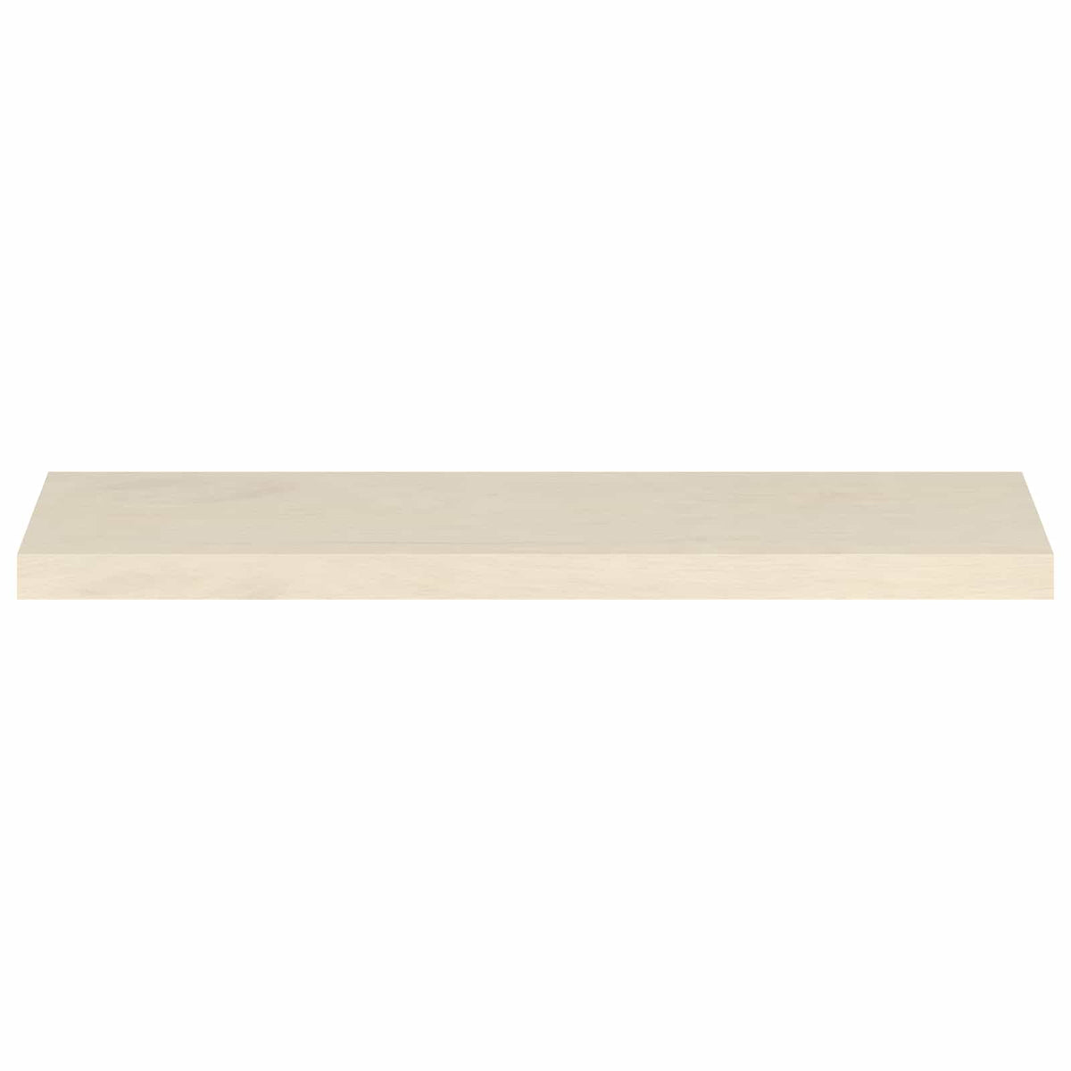 Trap Tread 4 st 100 x 25 x 2 cm Wit Massief Eikenhout