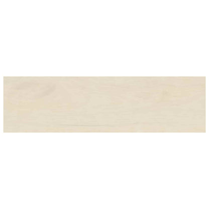 Trap Tread 4 st 100 x 25 x 2 cm Wit Massief Eikenhout