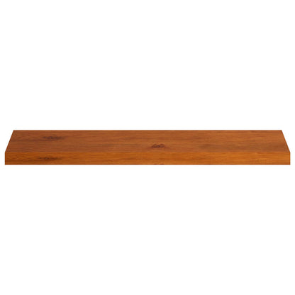 Trap Tread 4 st 90 x 25 x 2 cm Bruin Massief Eikenhout