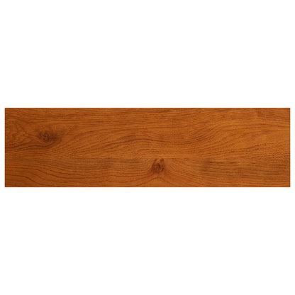 Trap Tread 4 st 90 x 25 x 2 cm Bruin Massief Eikenhout