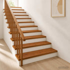 Trapmatten eikenhout 4 st 120x30x2 cm bruin