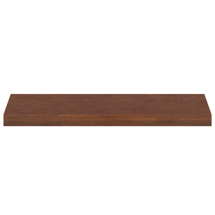 Trap Tread 4 st 80 x 25 x 2 cm Donkerbruin Massief Eikenhout