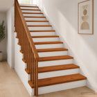 Trap-treden massief eikenhout bruin 12 stuks 80x25x2 cm