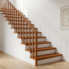 Trapneuzen 16 st 90x25x2 cm eikenhout bruin