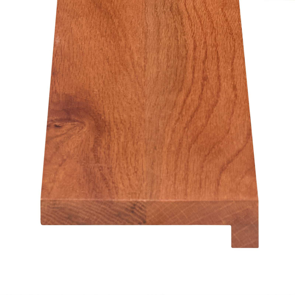 Trap Tread 16 st 110 x 25 x 2 cm Bruin Massief Eikenhout